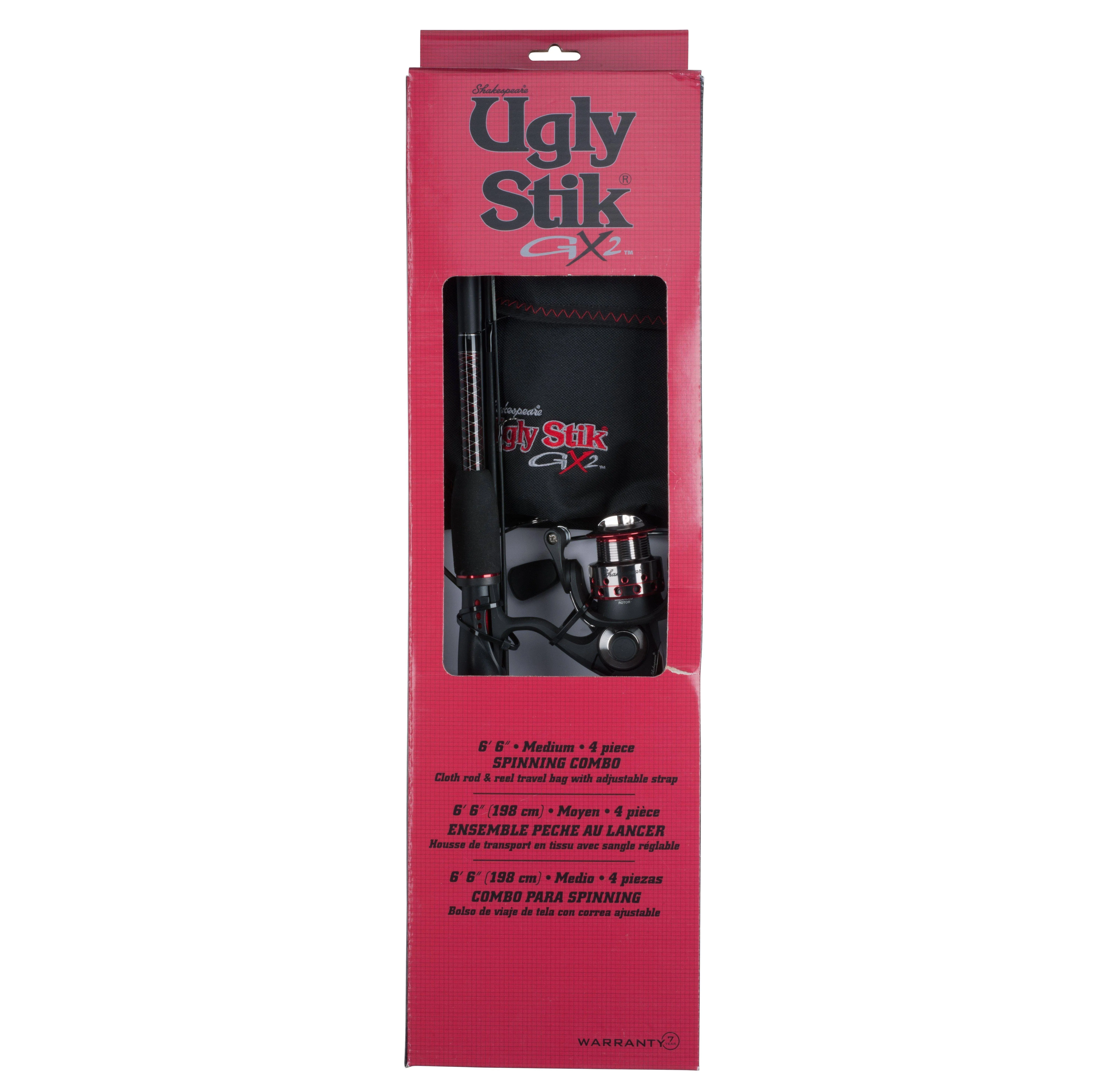 Shakespeare Ugly Stik GX2 Spincast Combo - 5'0" - Black