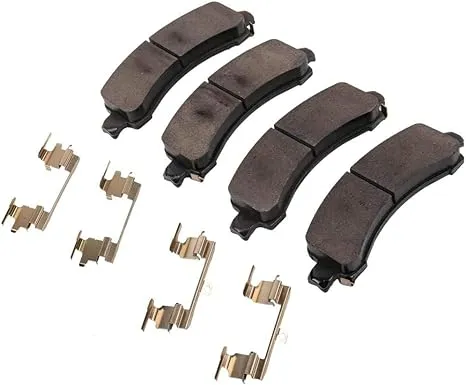 GM Genuine Parts 171-1233 Rear Disc Brake Pad Set with Clips