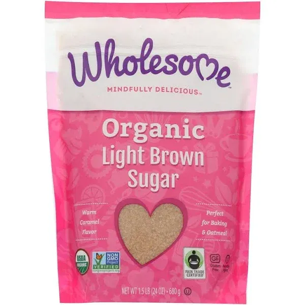 Wholesome Sweeteners Organic Light Brown Sugar