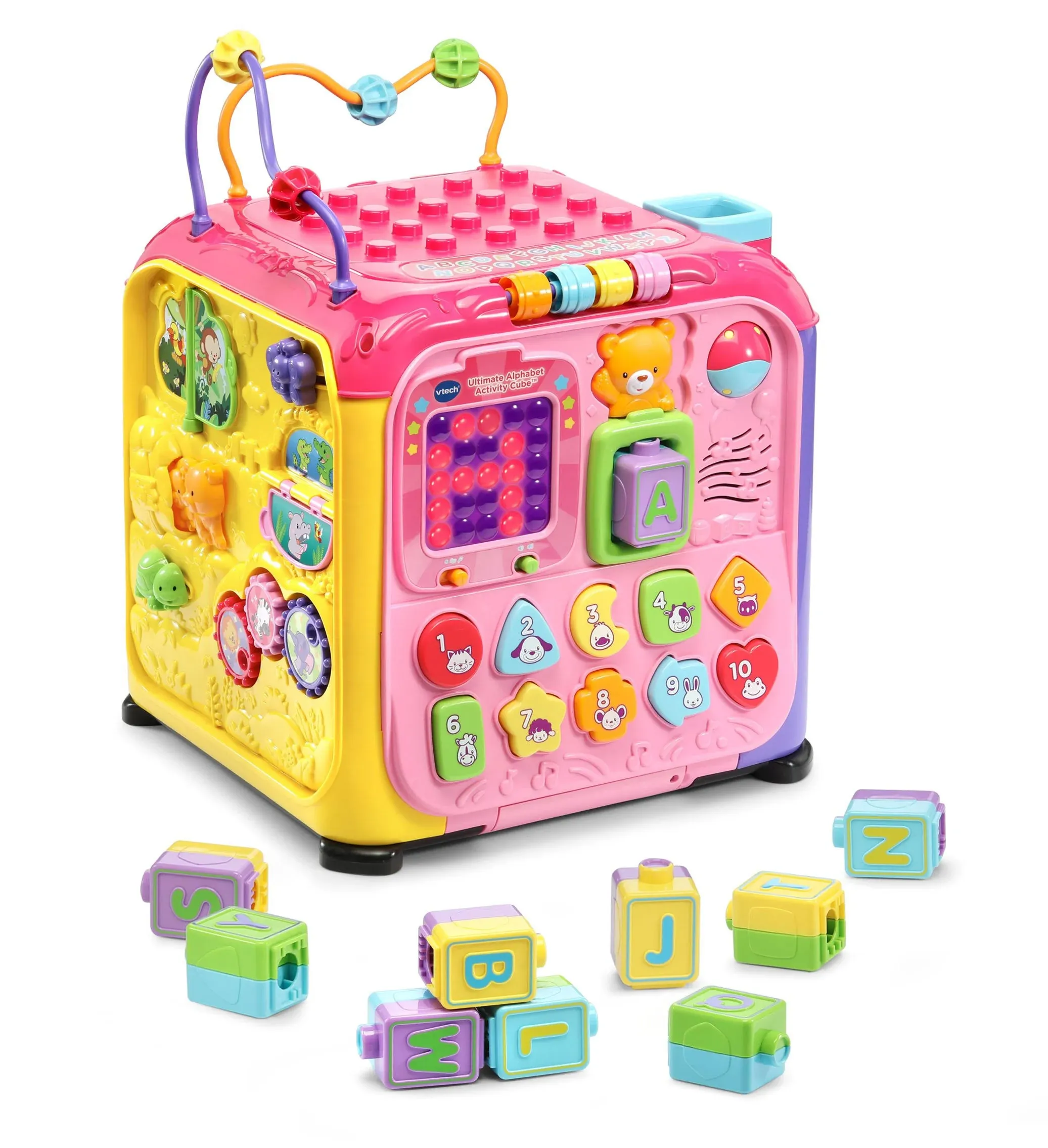 VTech Ultimate Alphabet Activity Cube, Pink