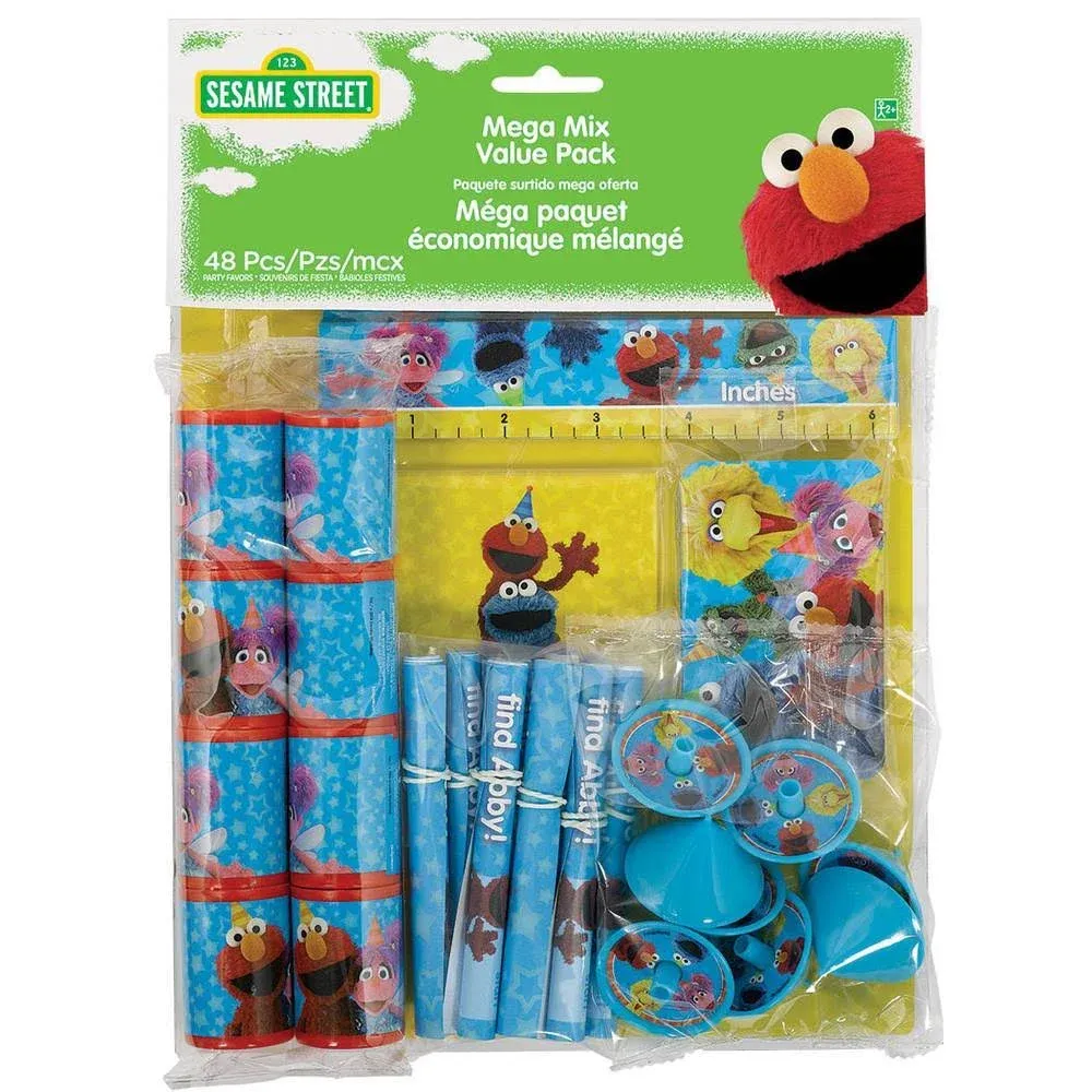 SESAME STREET Stars FAVOR PACK (48pc) ~ Birthday