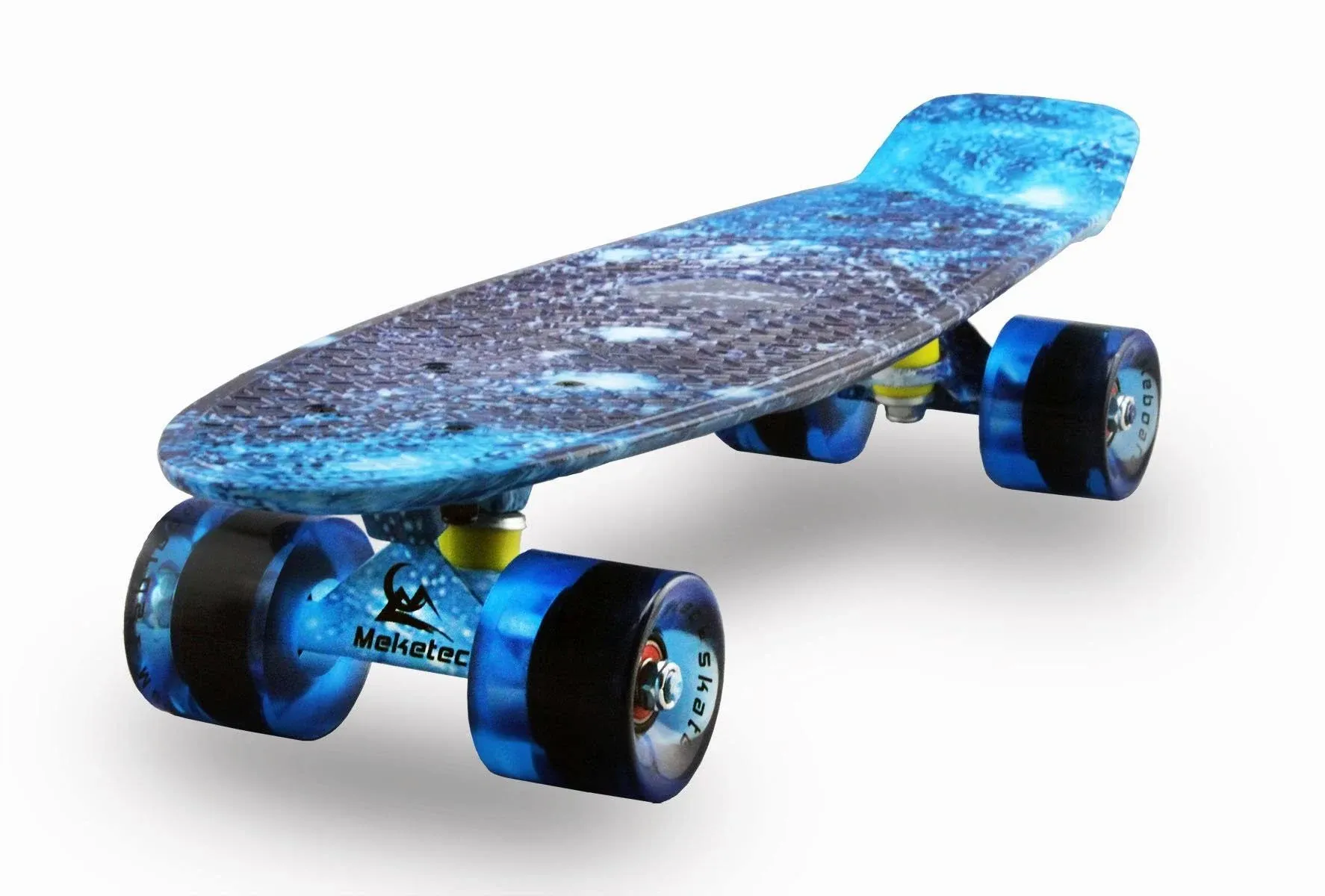 Skateboards Complete 22 Inch Mini Cruiser Retro Skateboard for Kids Boys Youths 