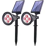 Clordeal 4-LED Solar Spotlight LED Landscape Lights