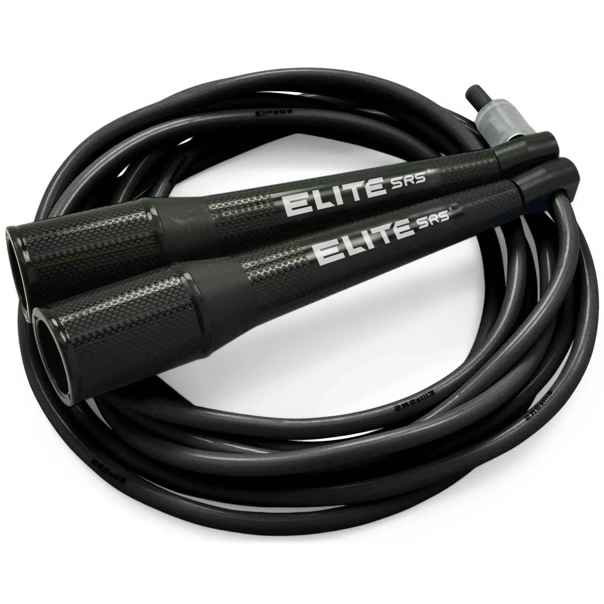 EliteSRS Boxer 3.0 Jump Rope for Fitness & Training - Black