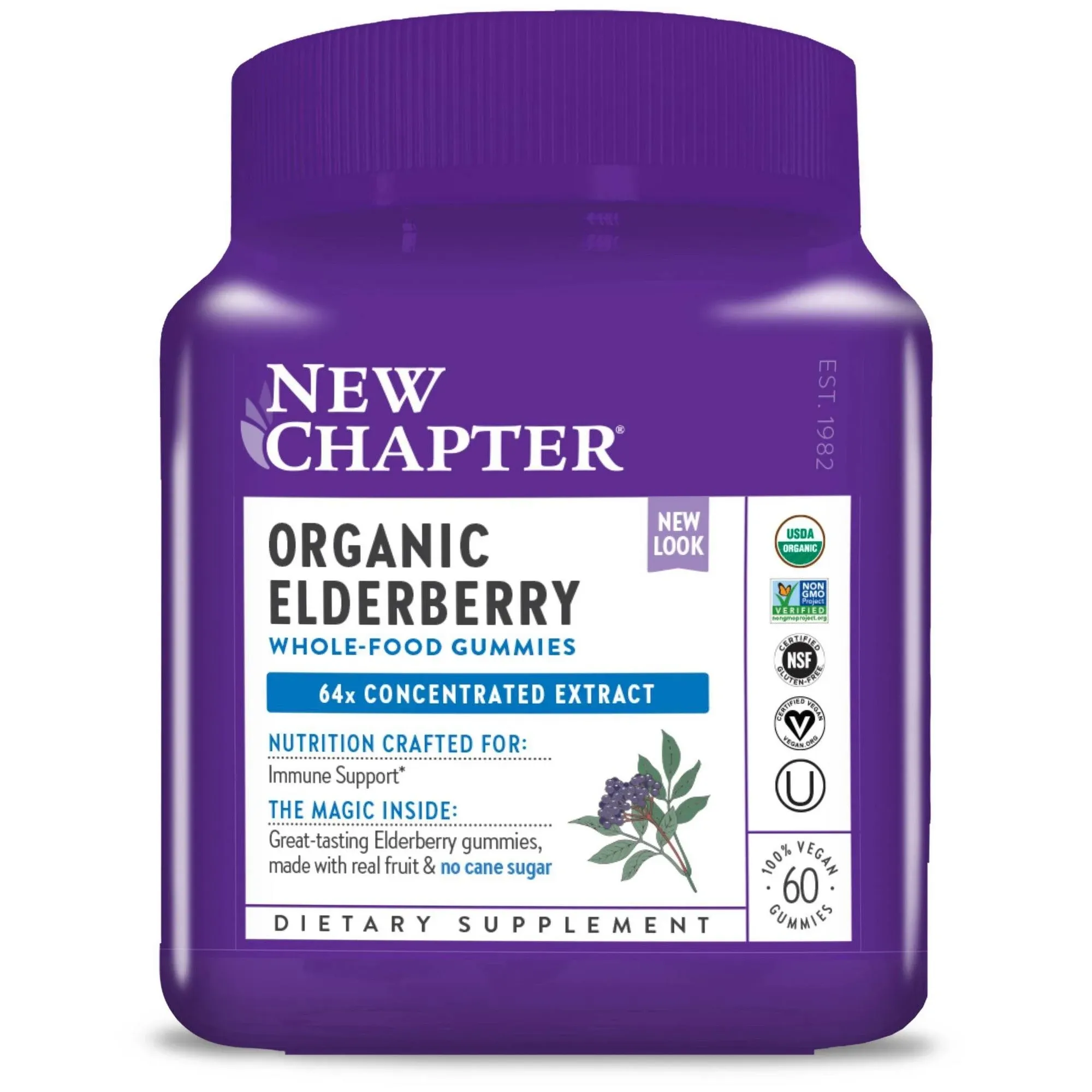 New Chapter Kids Organic Elderberry Whole Food Gummies - 30 Gummies