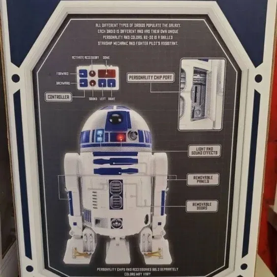 Disney Droid Depot R2-D2 Interactive Remote Control Star Wars Galaxy’s Edge NEW ...