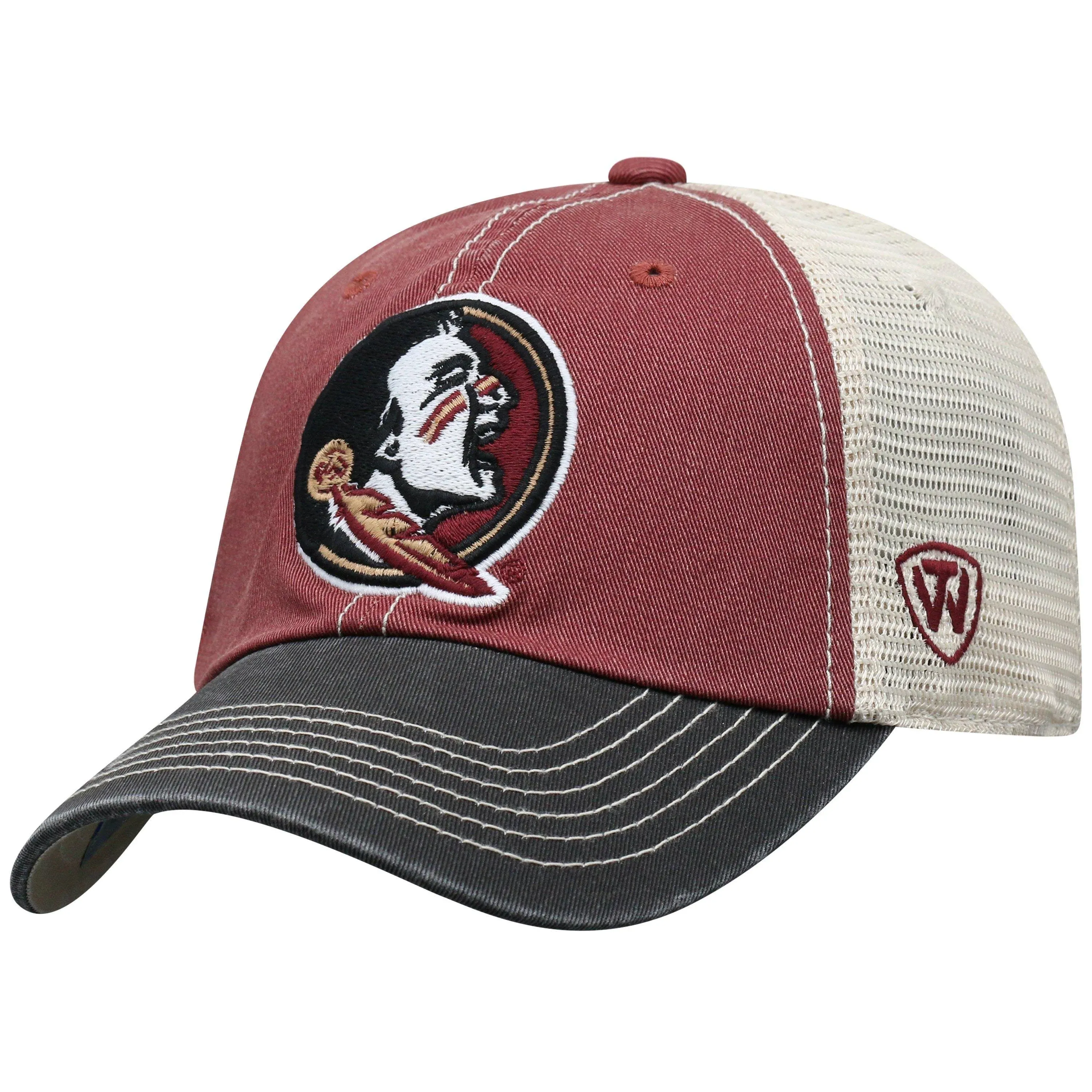 Florida State Seminoles FSU Top-Of-The-World Offroad Trucker Mesh Cap Hat NEW