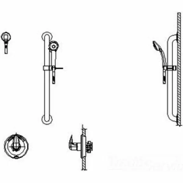 Delta T13H152-25 Universal Shower Trim Chrome