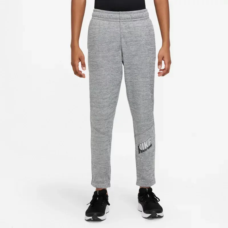 Nike Boys' Graphic Tapered Training Pants Gray Dark, X-Large - Boy's Athletic Pants at Academy Sports