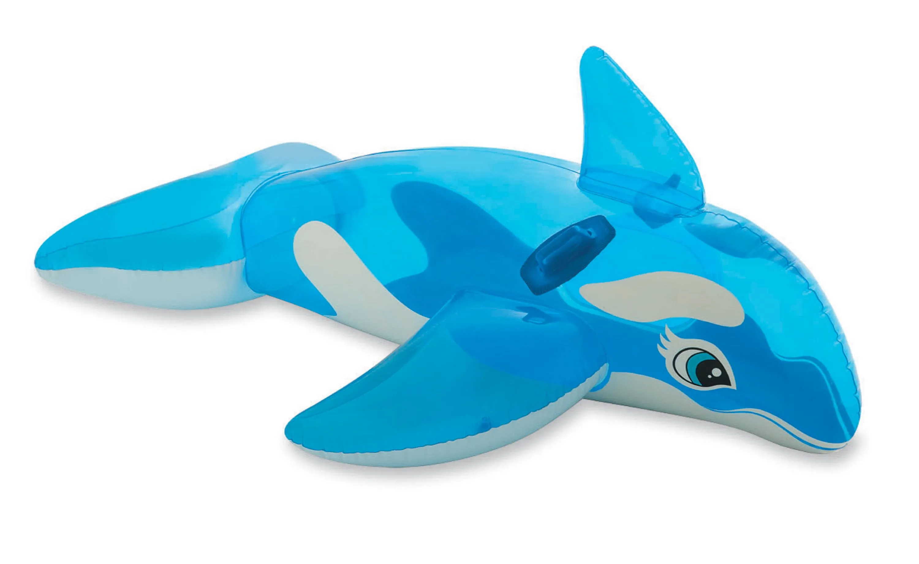 INTEX Lil' Whale Inflatable Pool Float: Animal Pool Toy for Kids – 2 Heavy-Duty Handles – 88lb Weight Capacity – 60" x 45" – for Ages 3+