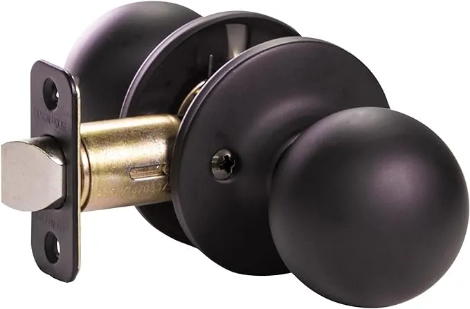 Design House 779090 Ball Passage Hall and Closet Door Knob Matte BlackDesign House 779090 Ball Passage Hall and Closet Door Knob Matte Black