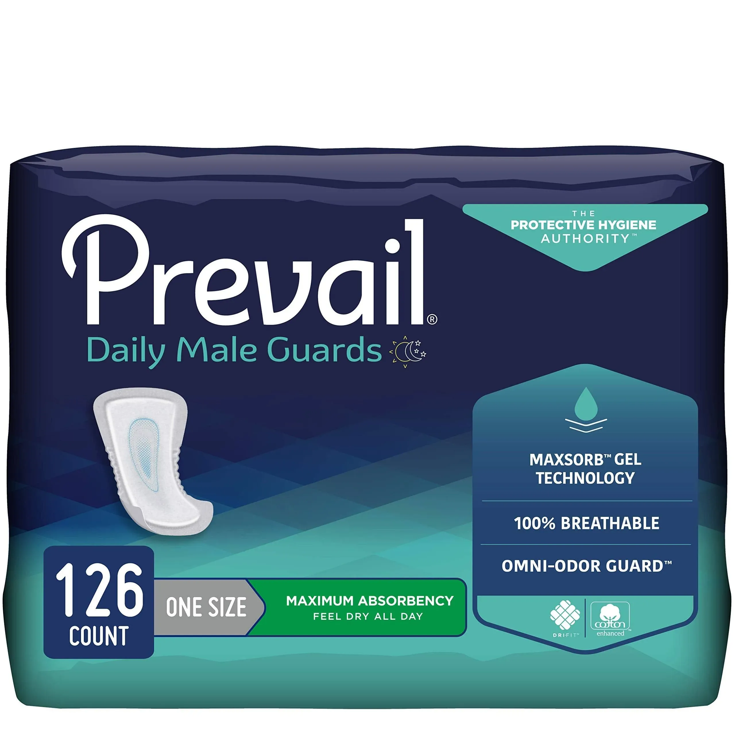 Prevail male Guards - Maximum Absorbency