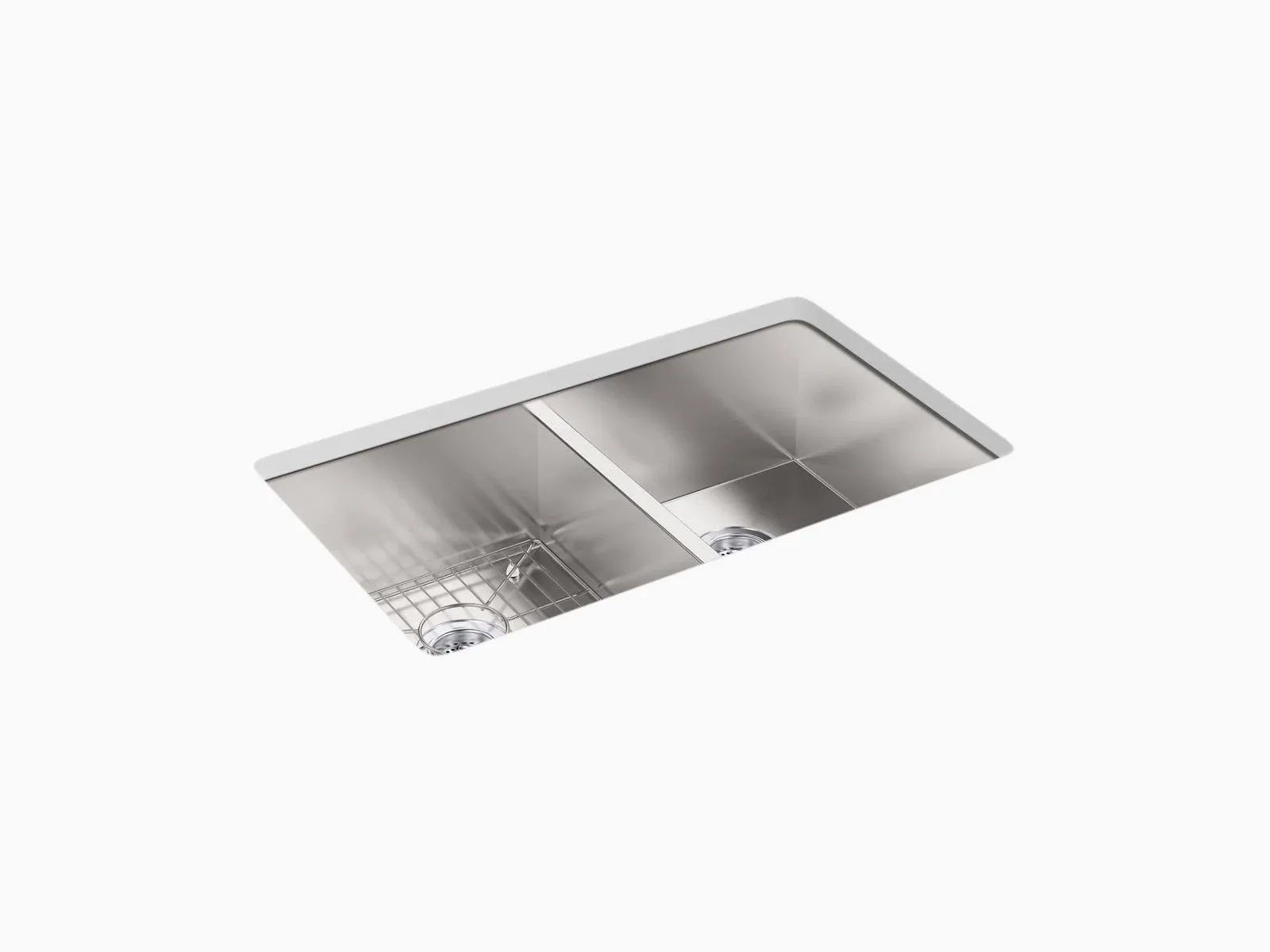 Kohler K-3820-4-NA Vault 33" top-/undermount Double-Bowl Kitchen Sink