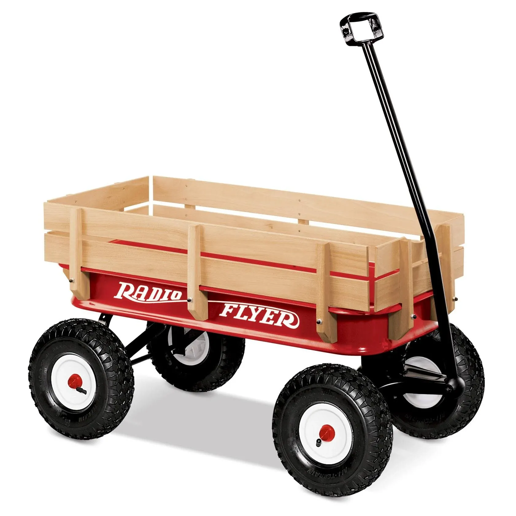 Radio Flyer All-Terrain Steel & Wood Wagon - 32Z | Blain's Farm & Fleet