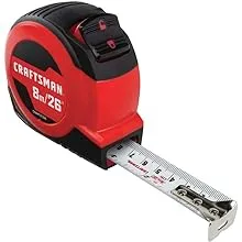 CRAFTSMAN Tape Measure, Self-Lock, 25-Foot with Stud Finder, 3/4-Inch Depth and Torpedo Level, 9-Inch (CMHT82390, CMHT77633 & CMHT37225S)