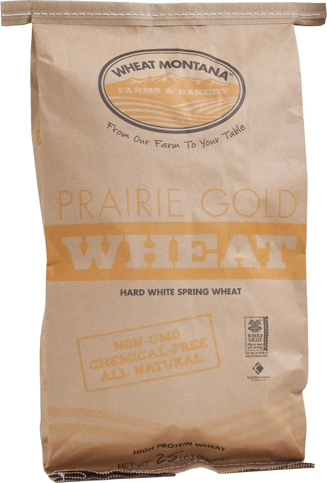 Prairie Gold (86) Kernels 25lb - Wheat Montana