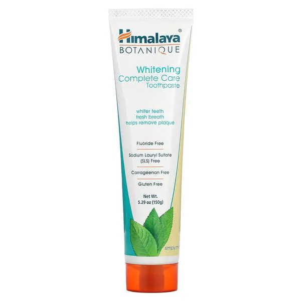 Himalaya Botanique Toothpaste, Simply Mint, Whitening - 5.29 oz