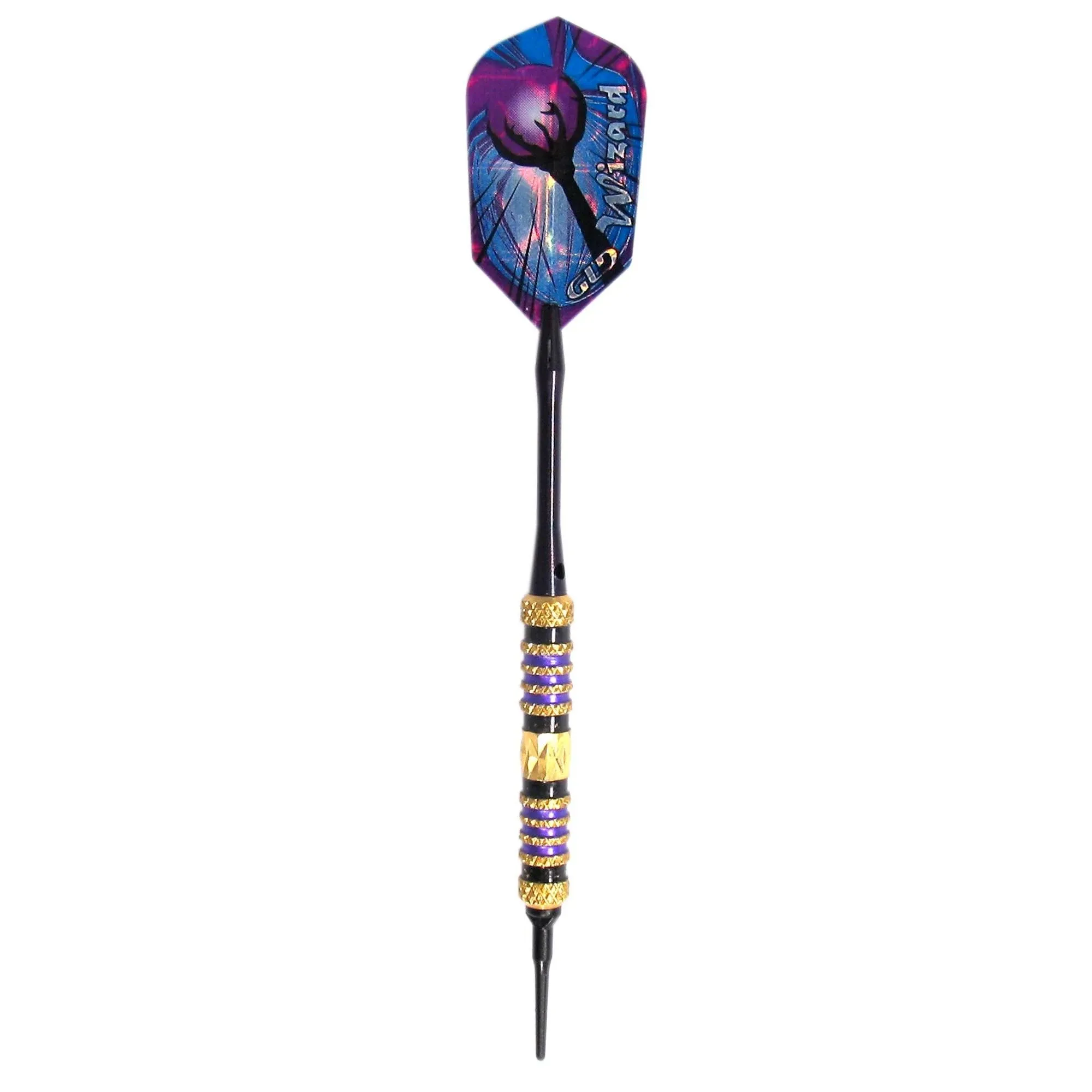 Viper Wizard 18-Gram Soft Tip Darts, Purple/Black