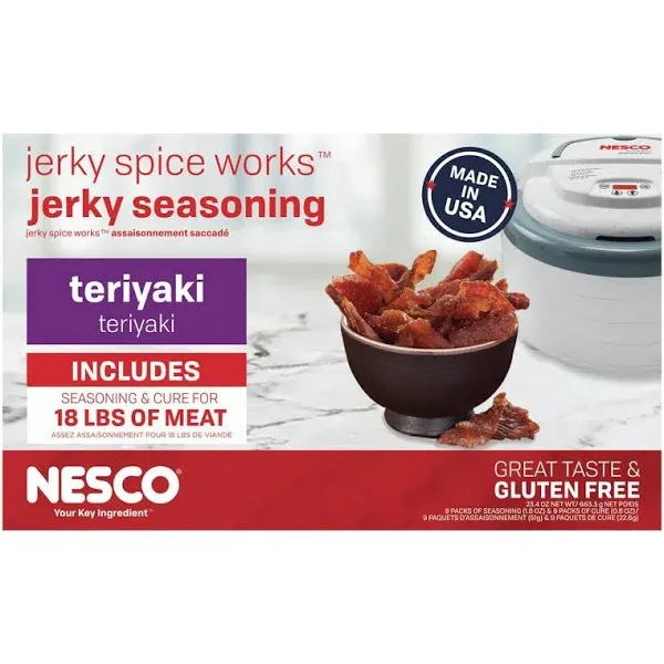 Nesco BJT-6, Jerky Spice Works, Teriyaki Flavor, red, 6 Pound (Pack of 1)