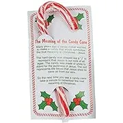 Fun Express Candy Canes on Religious Card