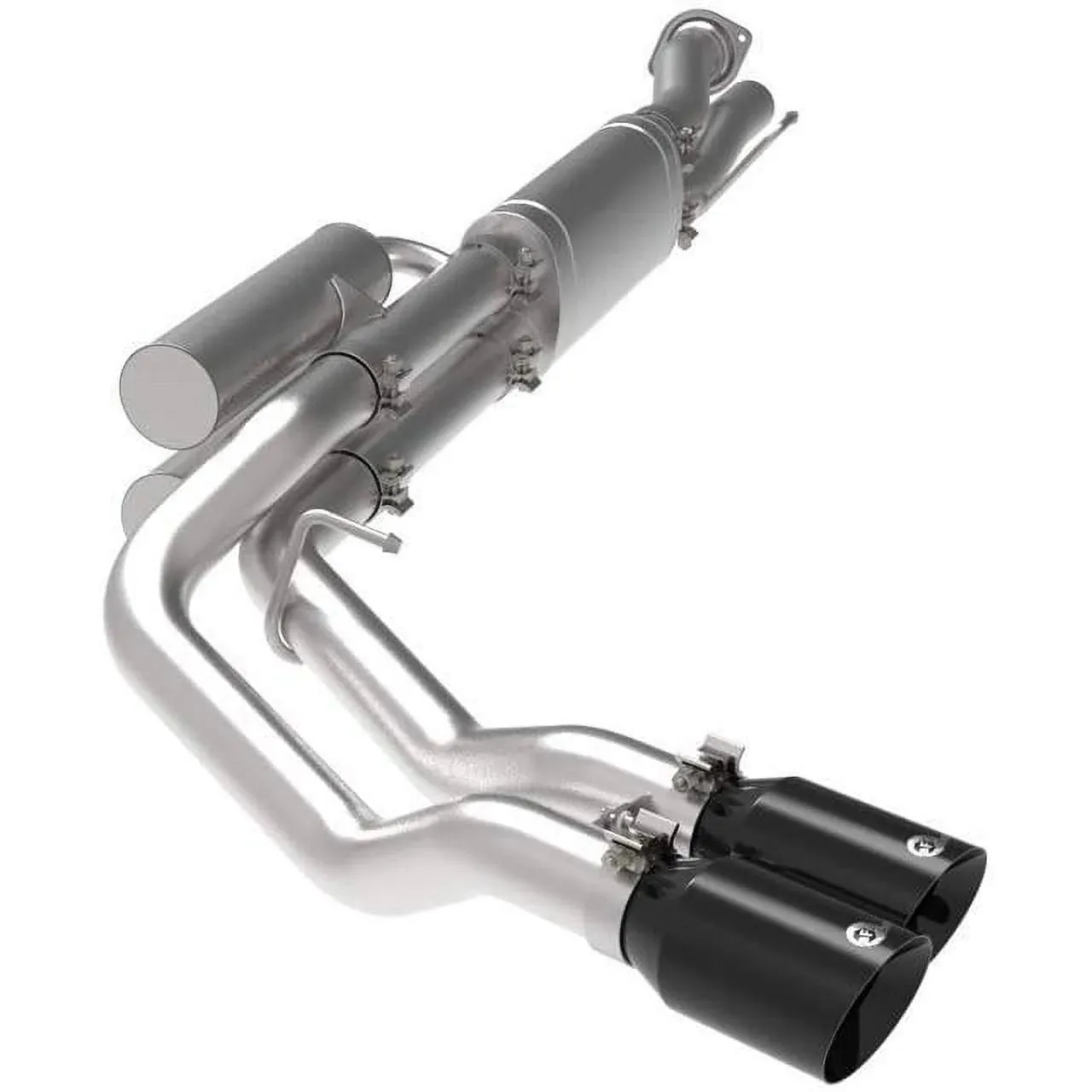 aFe Rebel Series 3in 409 SS Cat-Back Exhaust w/ Black Tips 17-20 Ford F-250/F350