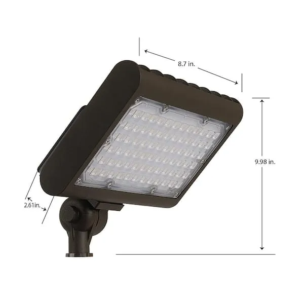 Feit Pro Series Switch Hardwired LED Bronze Floodlight