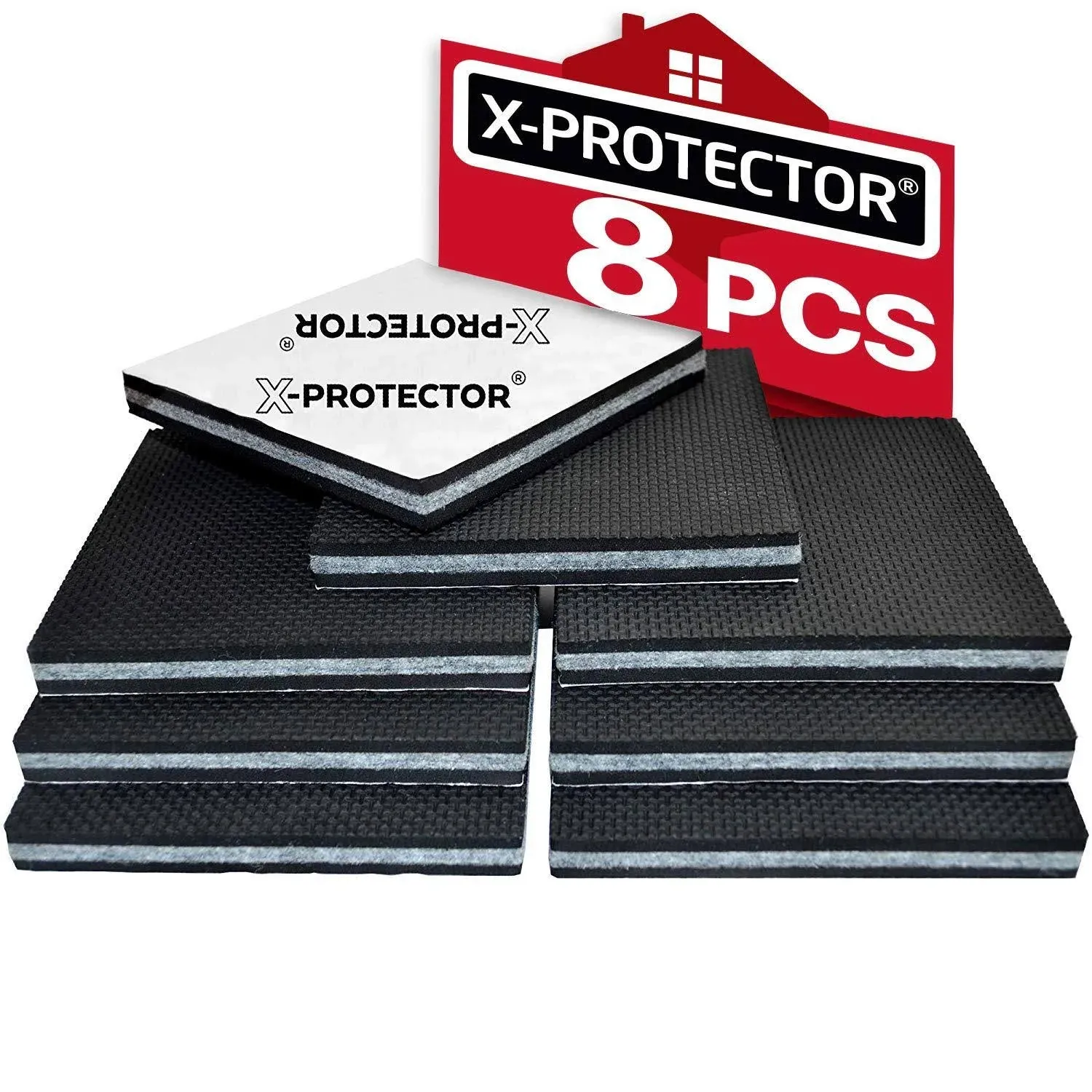 Non Slip Furniture Pads X-Protector -Premium 8 Pcs 4” Furniture Pad! Best ...