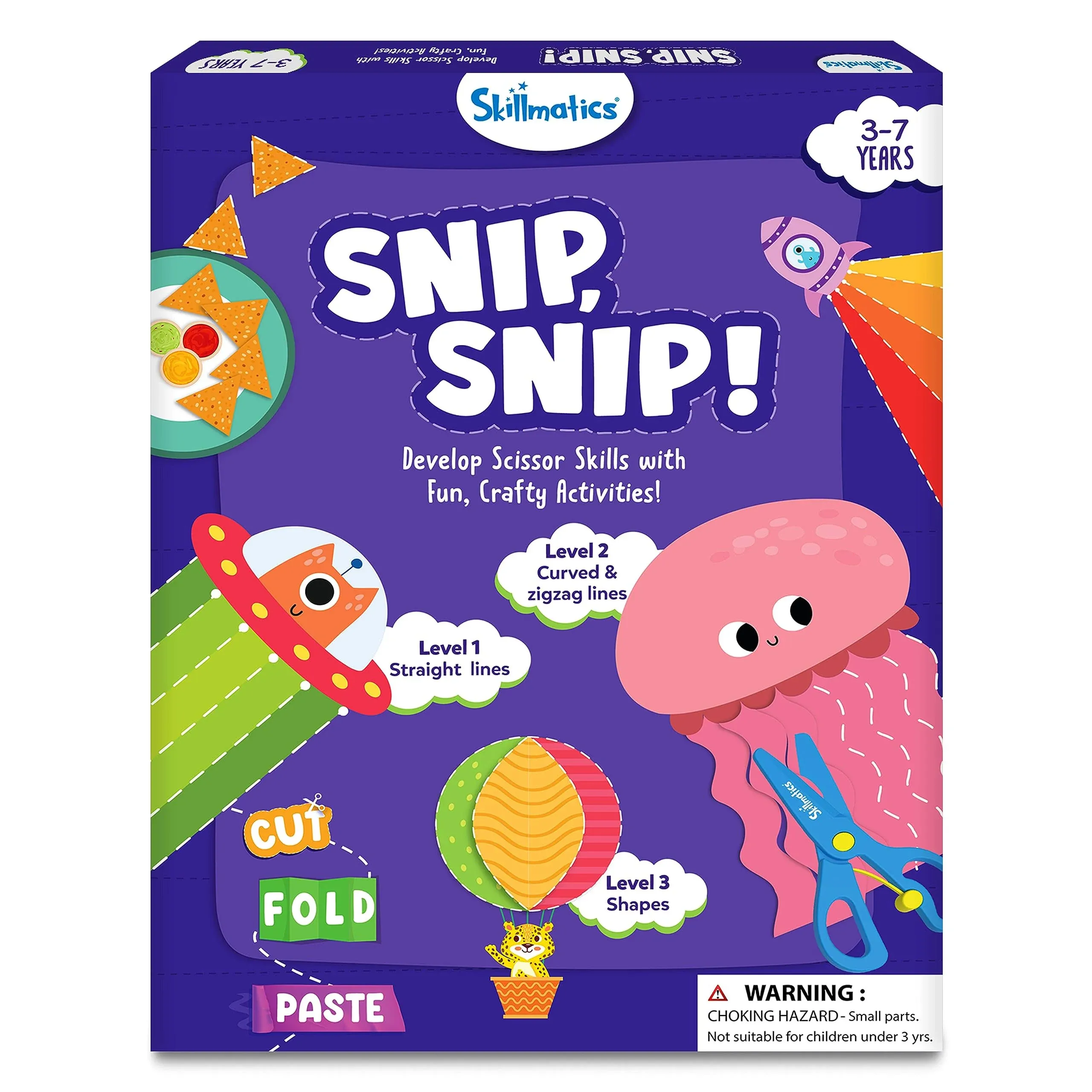 Skillmatics Art & Craft Activity Kit - Snip, Snip, Practice Scissor Skills, Craft ...