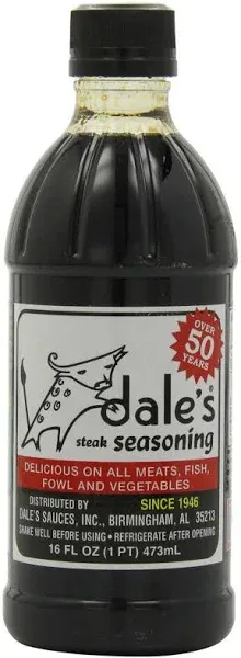 Dale's Seasoning, Steak Seasoning, 16 fl. oz. Bottle, Liquid Marinade