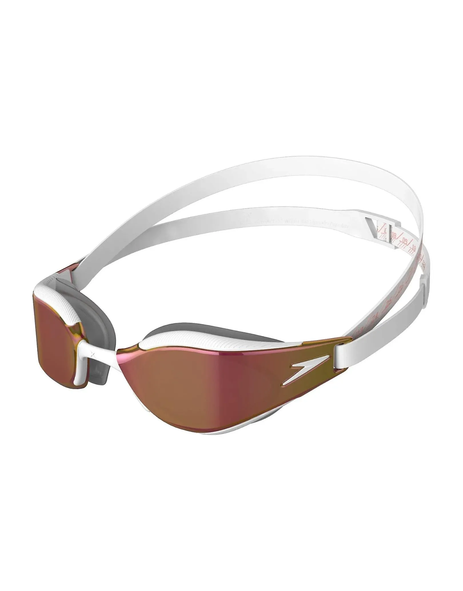 Speedo Fastskin Hyper Elite Mirror Swimming Goggles White