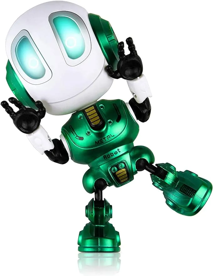 Stocking Stuffers,BROADREAM Robot Kids Toys, Mini Robot Talking Toys for Boys and Girls- Travel Toys Help Kids Talking for Christmas Stocking