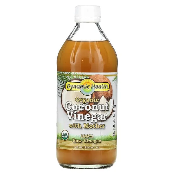 Dynamic Health Organic Coconut Vinegar with Mother 16 fl oz