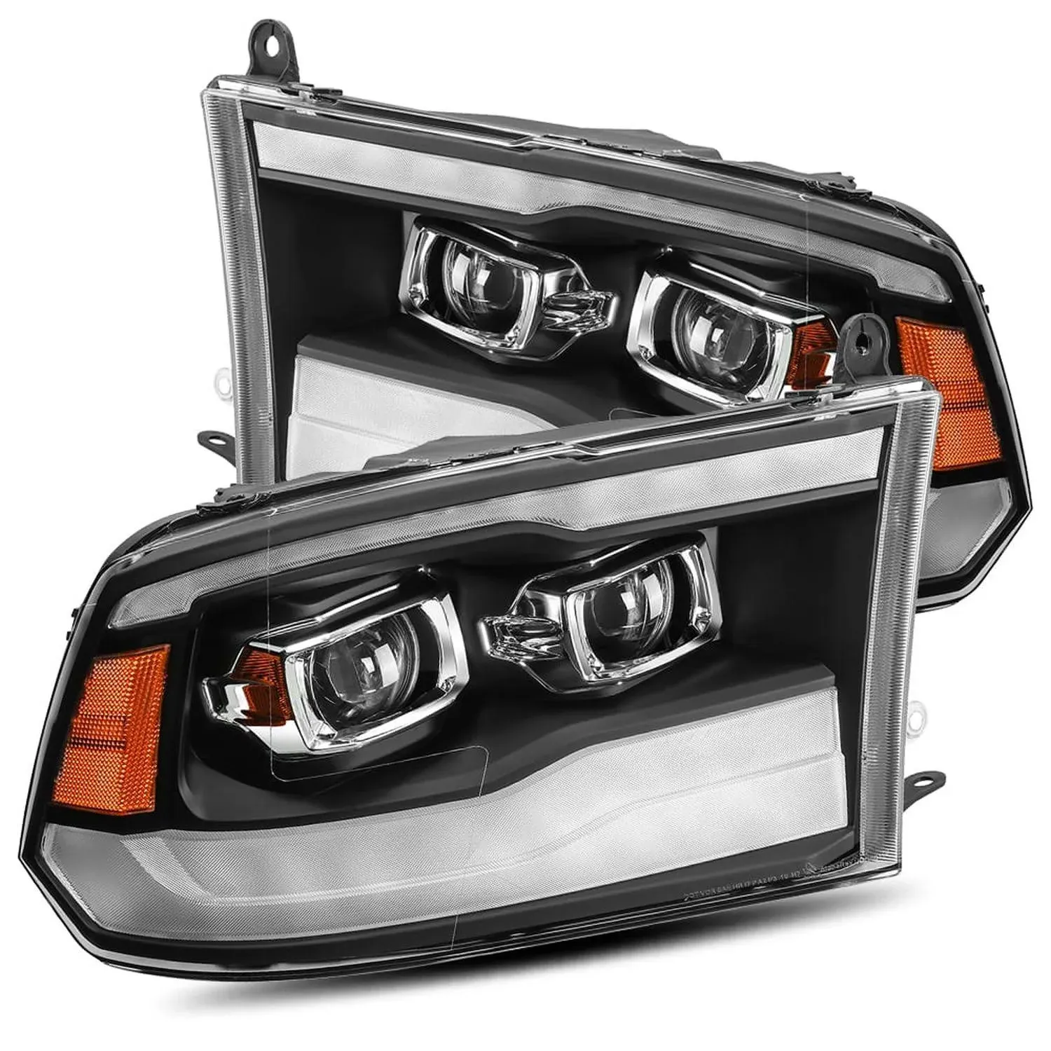 AlphaRex 880597 - 09-18 Dodge Ram 1500HD Pro-Series Projector Headlights Plank ...