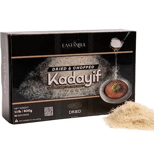 Eastanbul Kataifi Shredded Fillo Dough Dried Kadayif Pastry Dough Kataifi