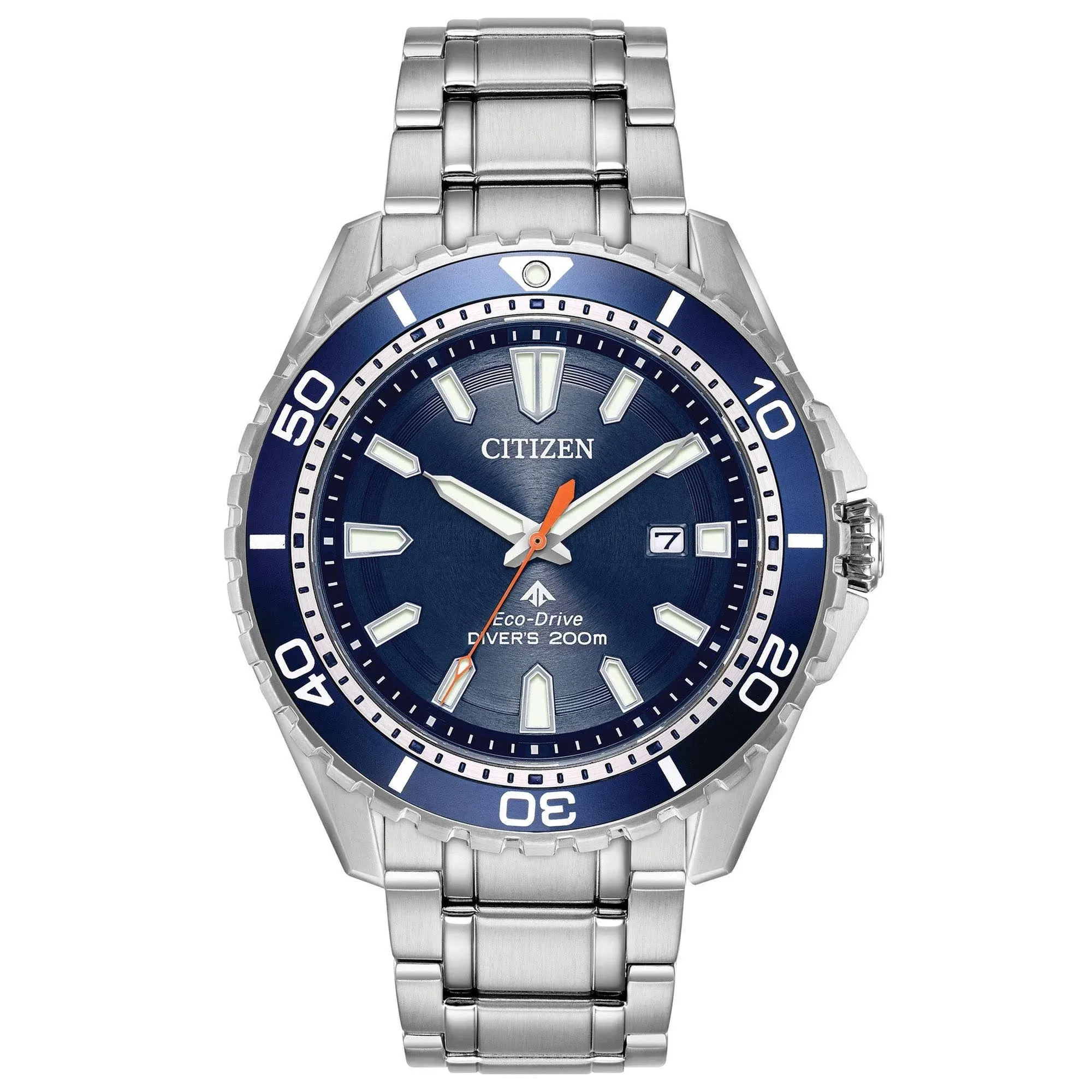 Citizen Men's Eco-Drive ProMaster Diver Stainless Steel Watch BN0191-55L