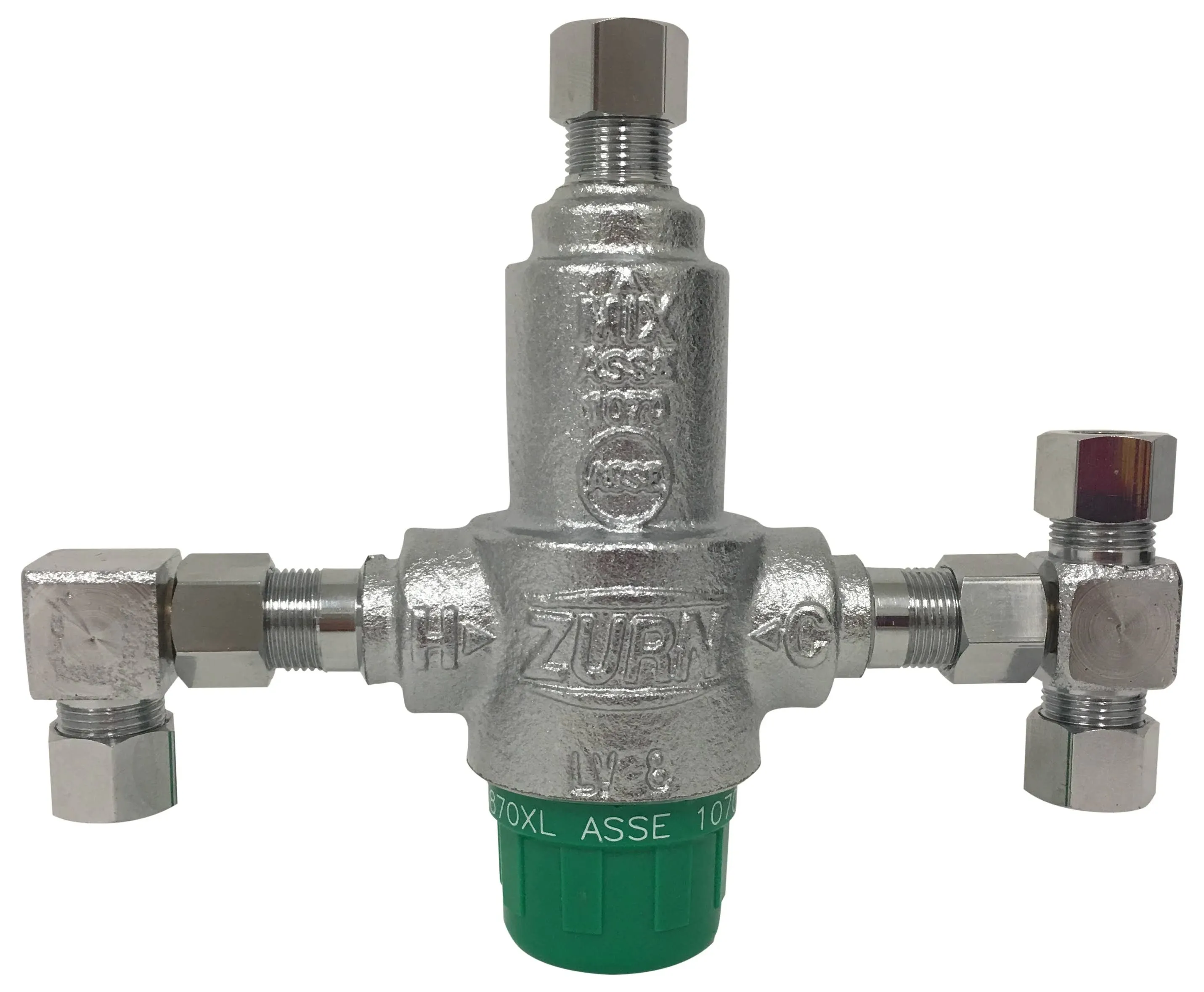 Zurn 38-ZW3870XLT-4P 4-Port, Thermostatic Mixing Valve, 3/8 inch