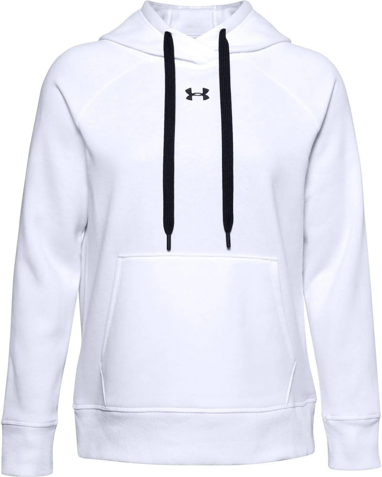 Under Armour Women's Rival Fleece HB Hoodie - Black/White