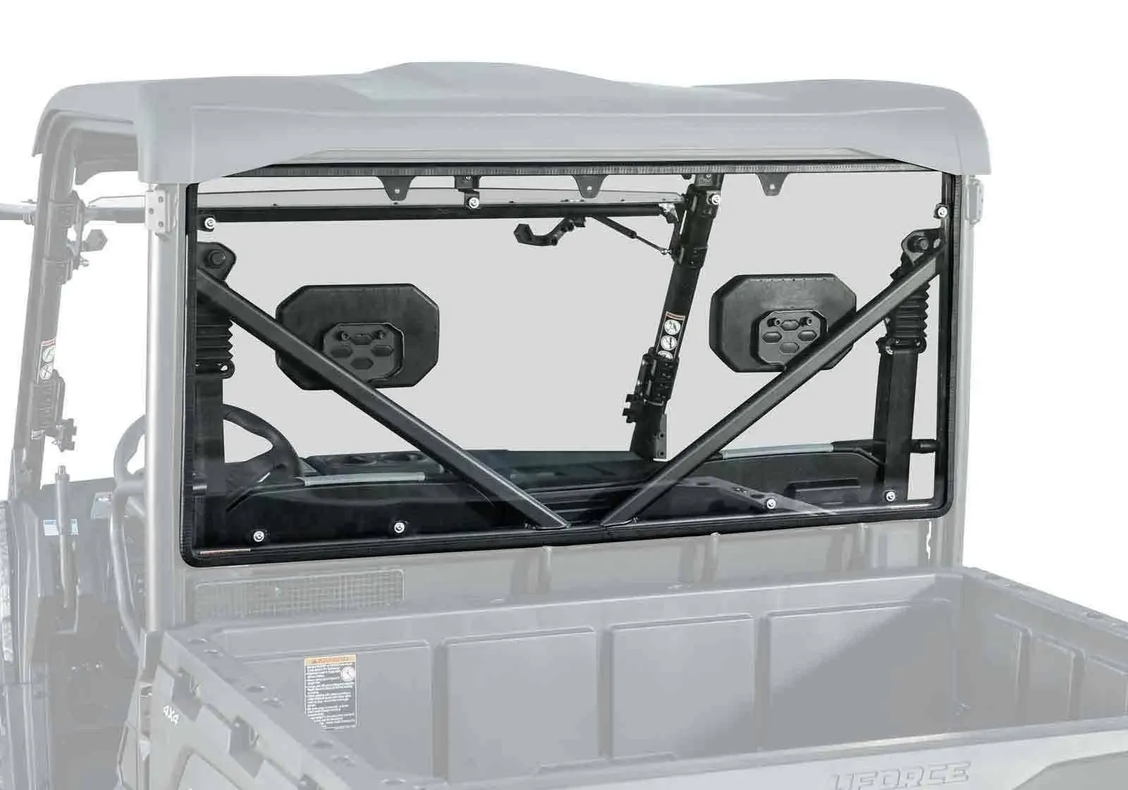 UForce 600 Rear Windshield | SuperATV RWS-CF-UF600-76-SSS