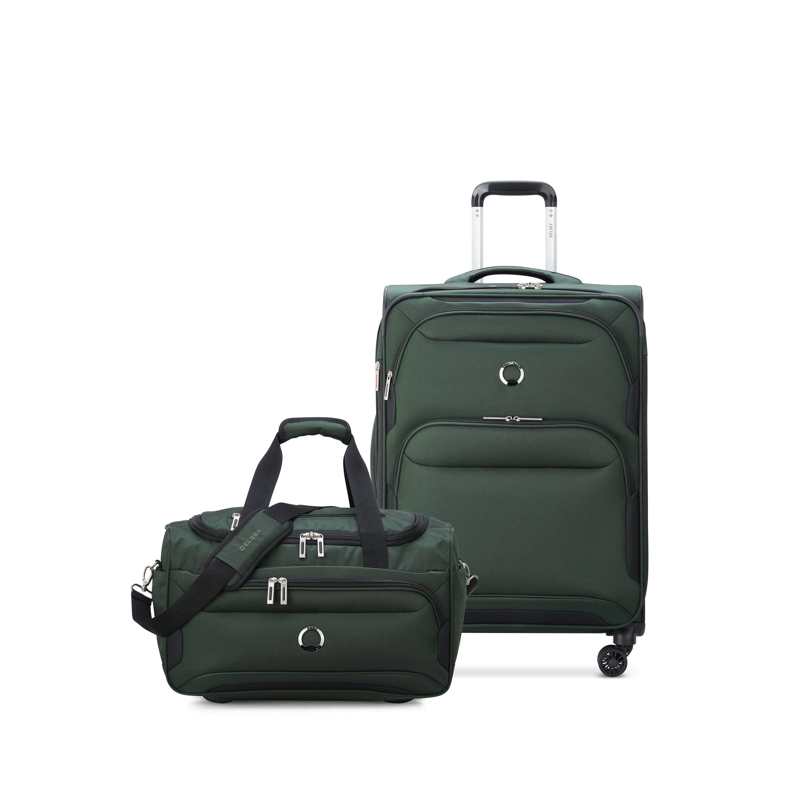 Delsey Paris Sky Max 2.0 Softside Expandable Luggage with Spinner Wheels, Green ...