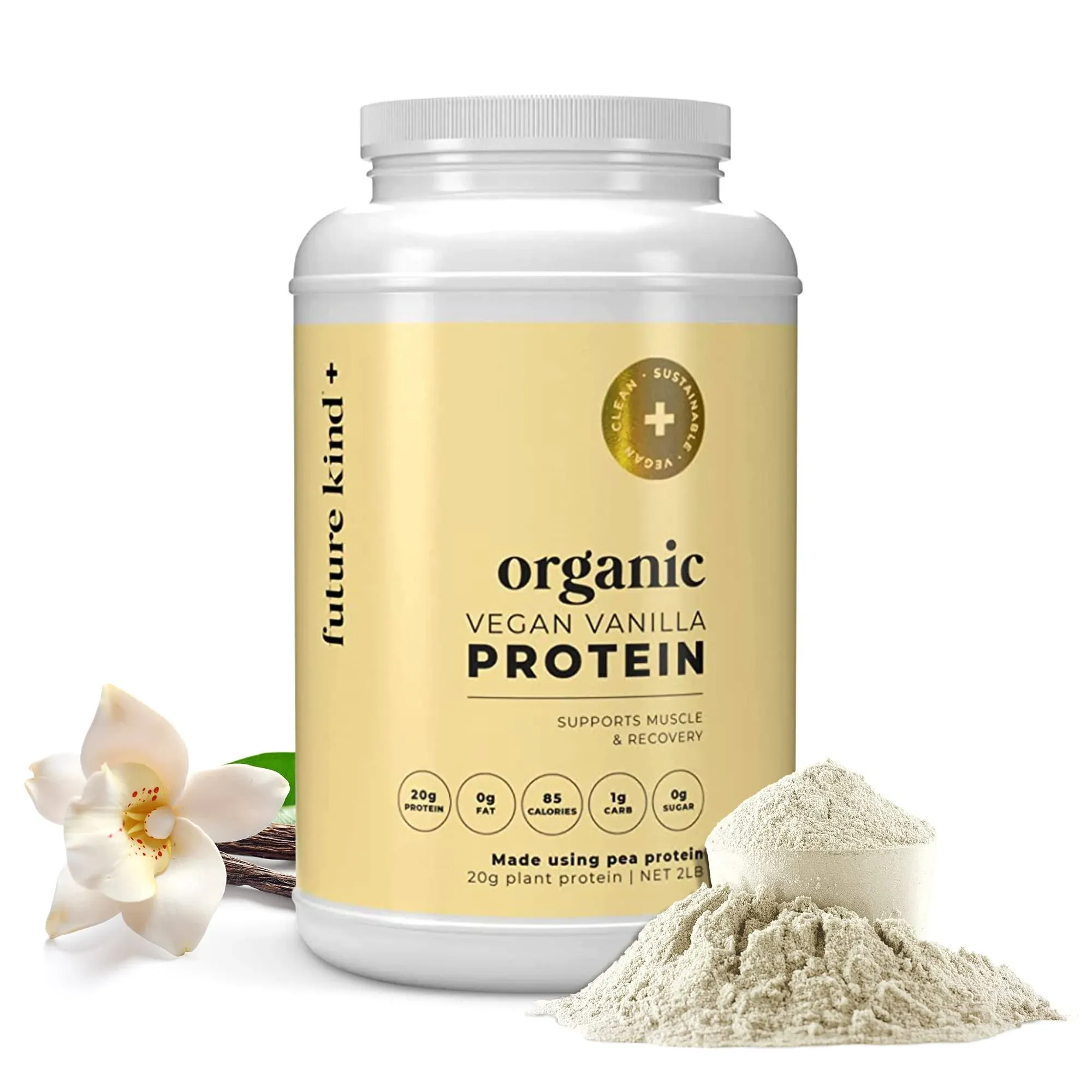 Future Kind Vegan Protein Powder Vanilla (34srv)