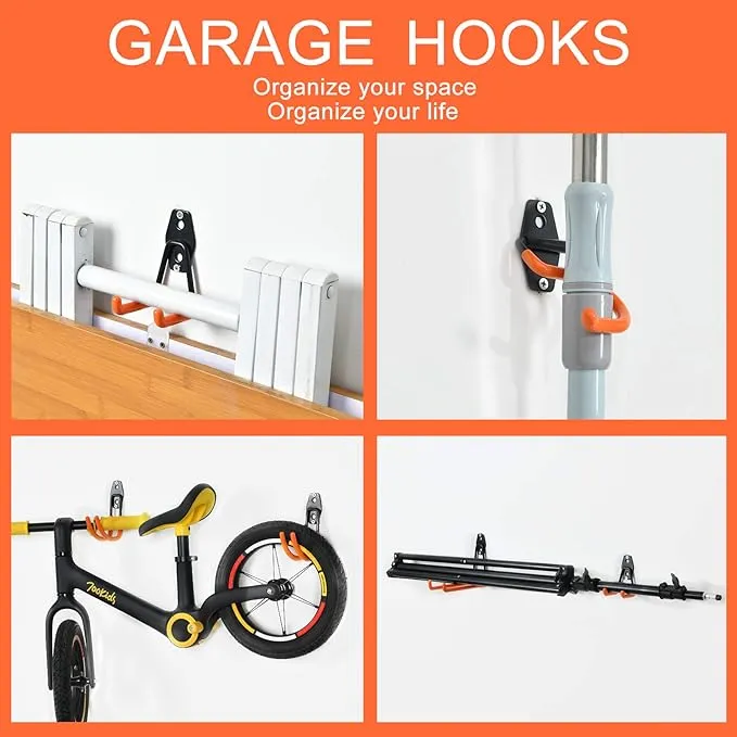 AOBEN Garage Hooks Heavy Duty Steel Garage Storage Hooks Utility Tool Hangers...