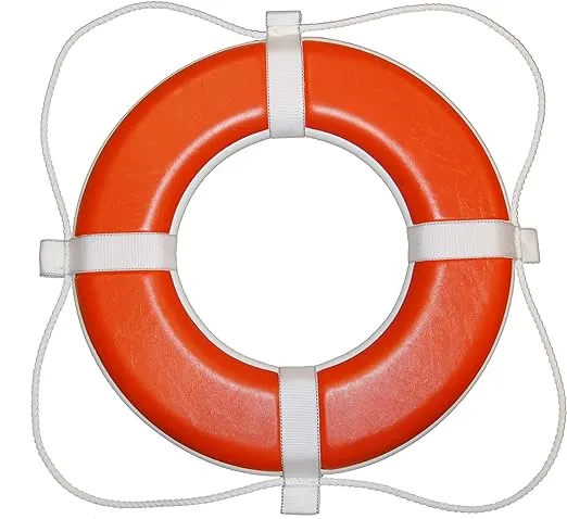 Taylor Made 364 Life Ring Buoy, Orange, 24"