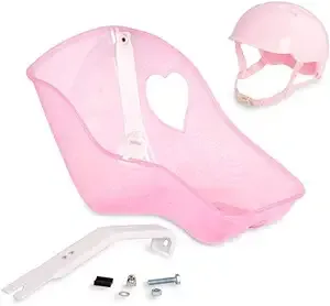 Generation Our Pink 18 Doll Bicycle Seat and Helmet