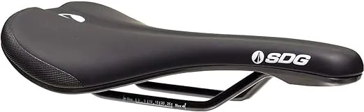 SDG Bel Air V3 Saddle - Steel Rails Black