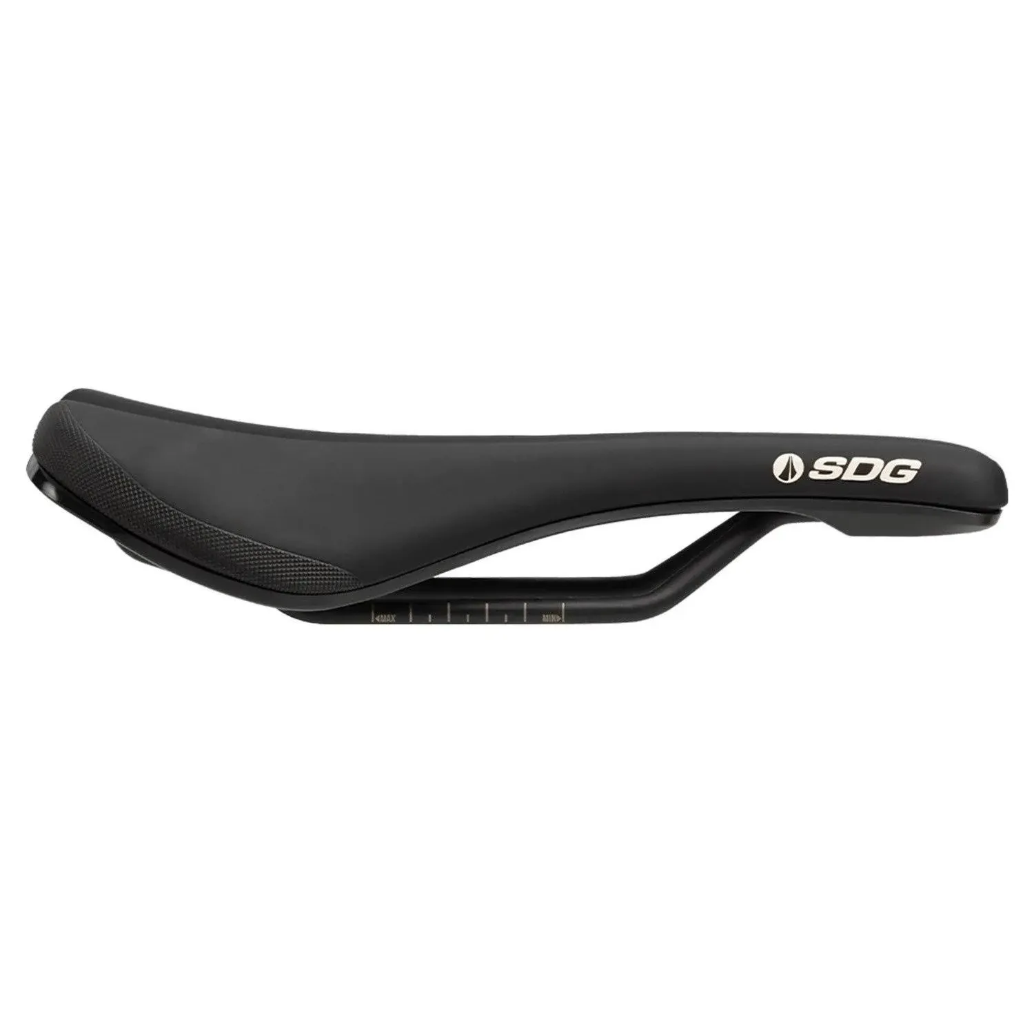 SDG Bel-Air V3 Steel Railed Saddle, Black, 260x140mm NEW