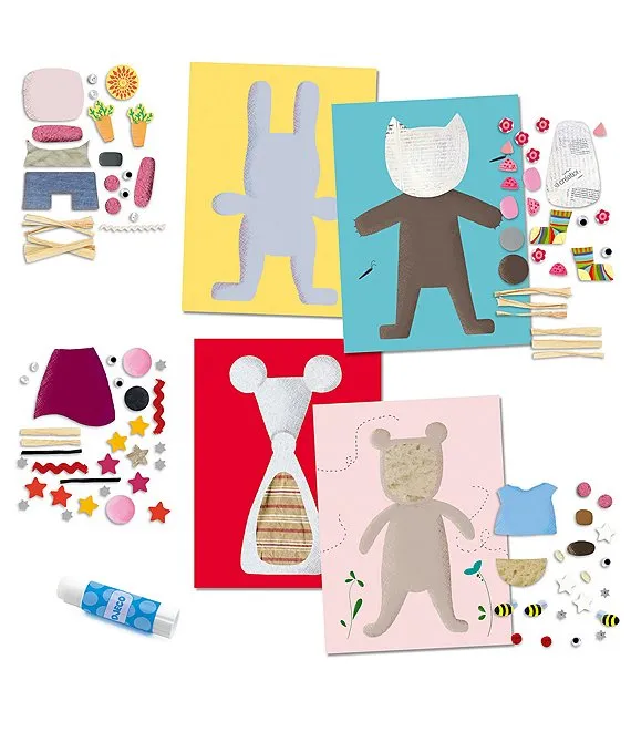 DjecoCollages For Little Ones Arts & Crafts Kit