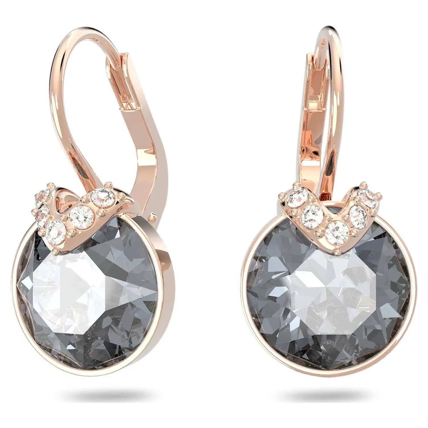 Earrings Swarovski Bella V 5299317 Hook Earwire Zircon Women&#039;s Rose Gold