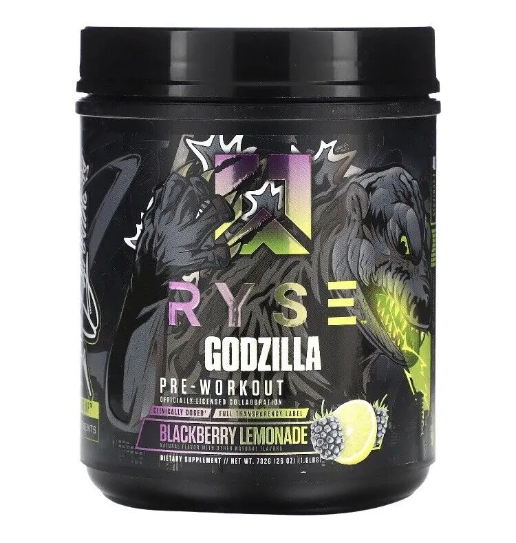 Ryse Godzilla Pre Workout Blackberry Lemonade