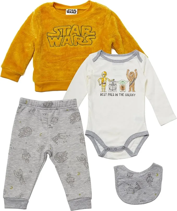 Baby Boys' Star Wars Top and Bottom Set - Yellow 12M