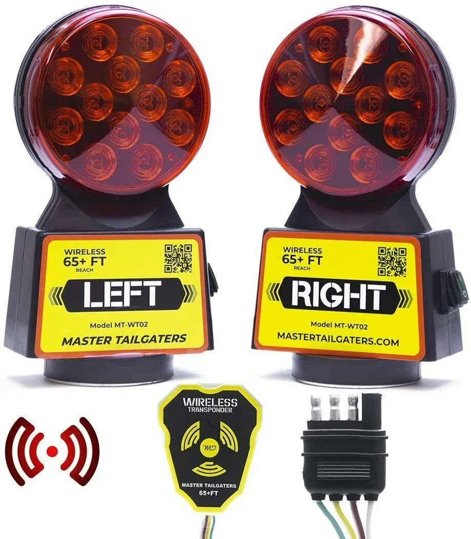 Master Tailgaters Wireless Trailer Tow Lights